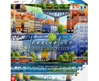 GOOD LOOT Imagination: Tytus Brzozowski Warsaw Bridges / Warszawskie mosty Puzzles 1000 - 1056328 - zdjęcie 2